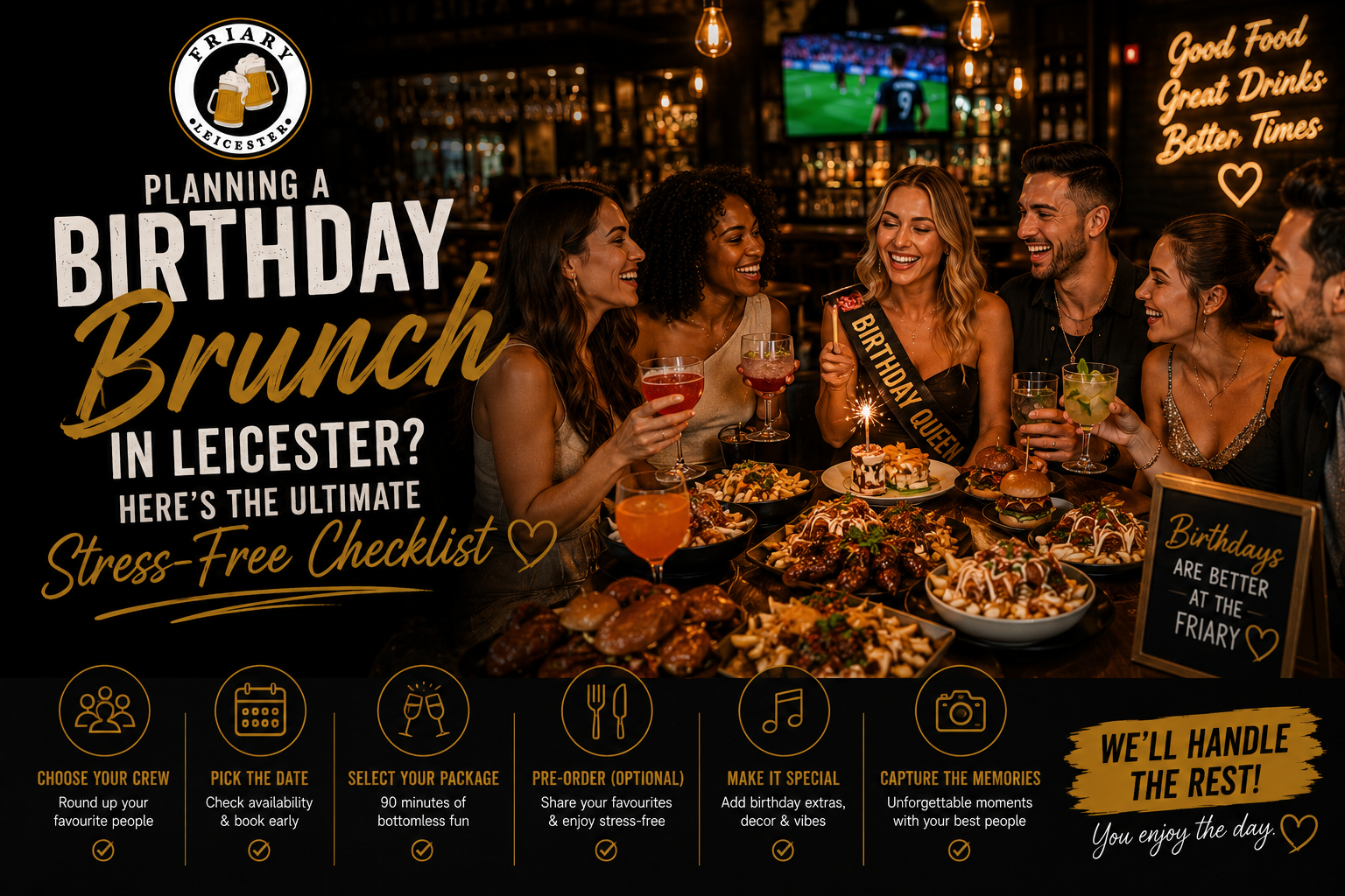 Planning a Birthday Brunch in Leicester? Here’s the Ultimate Stress-Free Checklist.