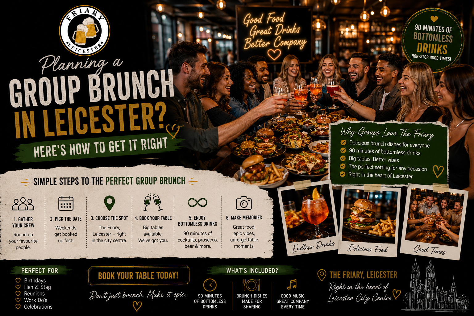 Planning a Group Brunch in Leicester? Here’s How to Get It Right