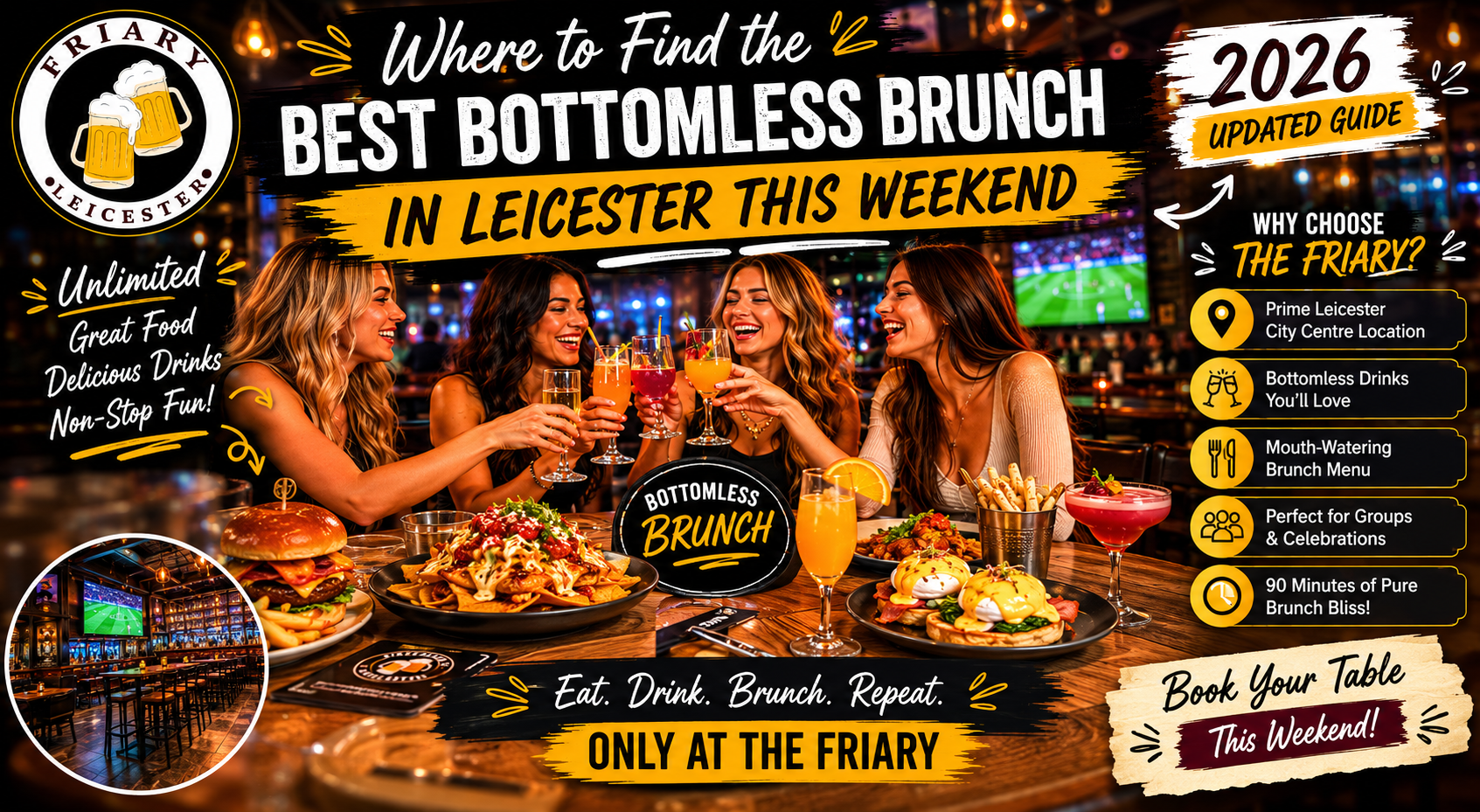 Where to Find the Best Bottomless Brunch in Leicester This Weekend (2026 Updated Guide)