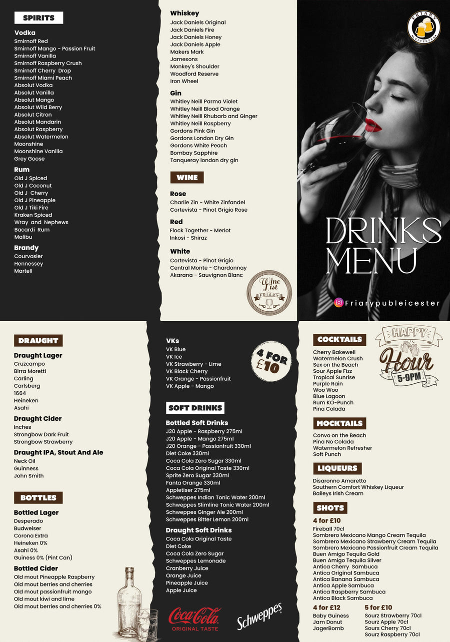 DRINK MENU